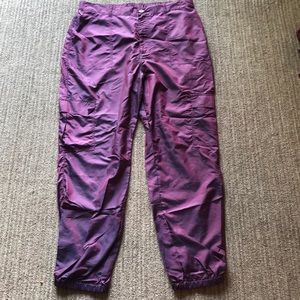 Wild Fable purple iridescent windbreaker pants